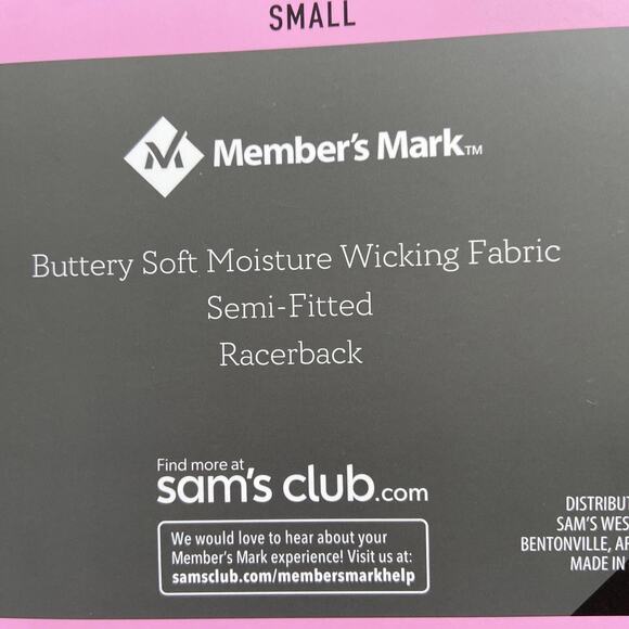 Members Mark Womens Semi Fitted Zen Tank Tops 2-Pack Leopard/Black Size S - Picture 7 of 7